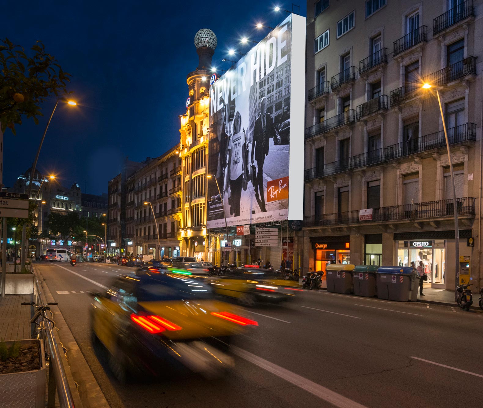 lona-publicitaria-barcelona-ray-ban-pelayo-2-vsa-comunicacion