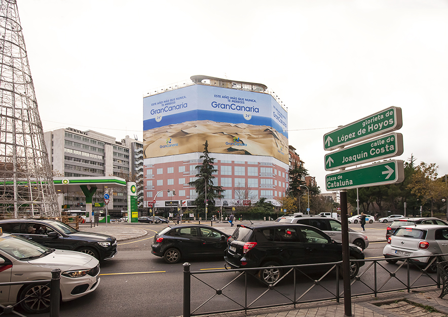 lona-publicitaria-madrid-pincipe-de-vergara-103-turismo-gran-canaria-diciembre-dia-vsa-comunicacion